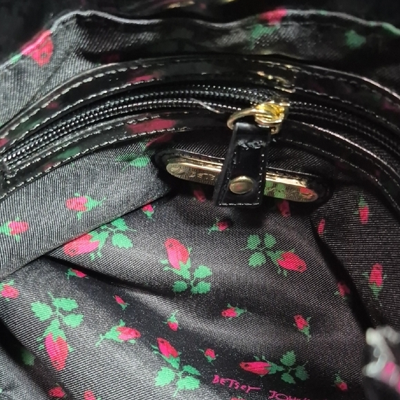 Cartera De Brillo Muy Bonita Tiene Las Agarraderas Rajadas - Picture 12 of 16